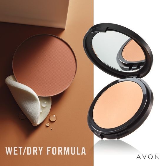 Avon fmg CASHMERE COMPLEXION COMPACT POWDER FOUNDATION N140 ~NIB ~SHIPS NEXT DAY