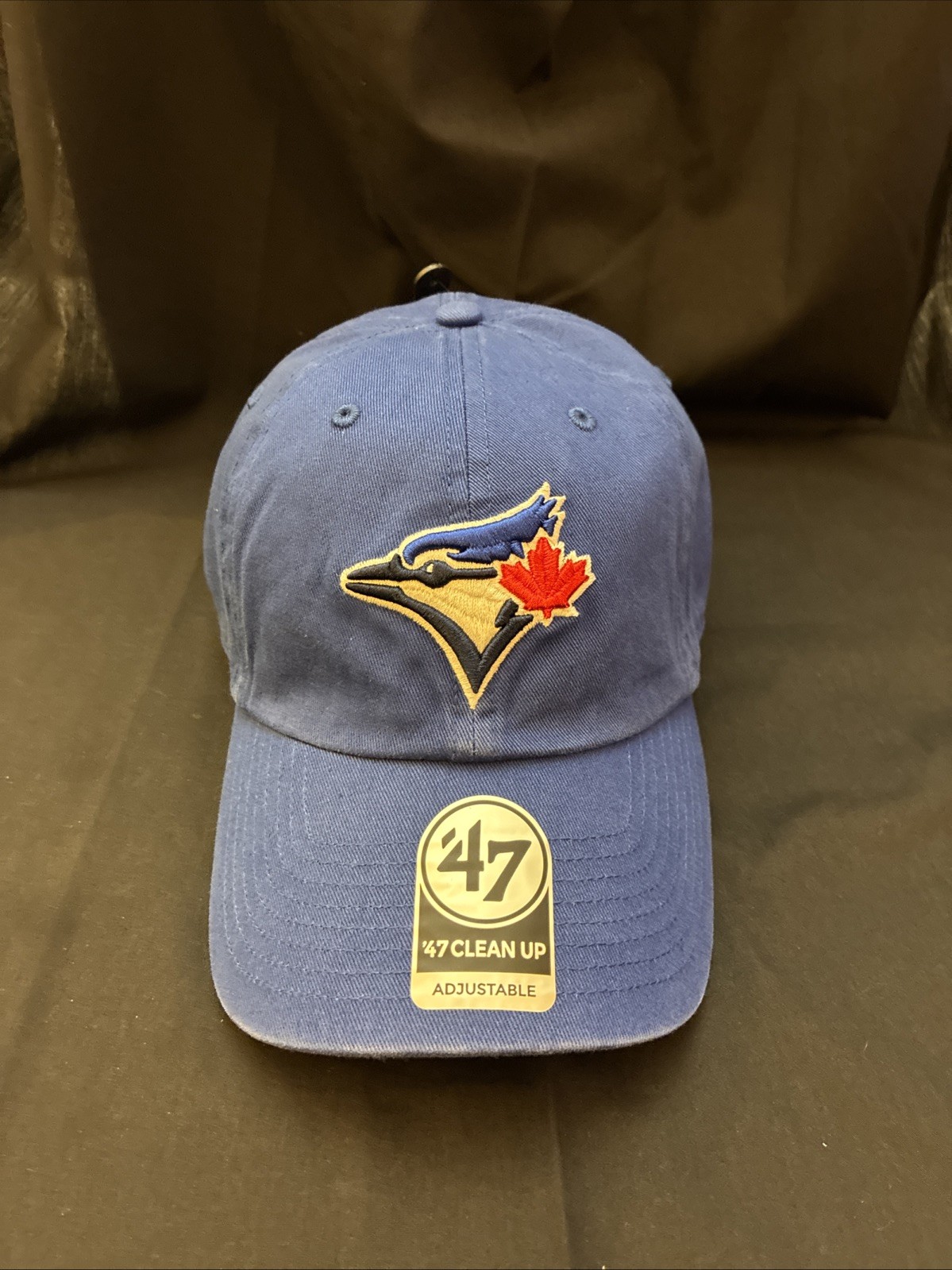 Toronto Blue Jays MLB '47 Brand Blue Clean Up Adjustable Strapback Hat OSFA