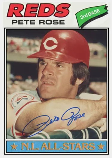 PETE ROSE 77B## BUY 5 GET 1 FREE ### 30% OFF 12 OR MORE DIDDY-CUSTOMS