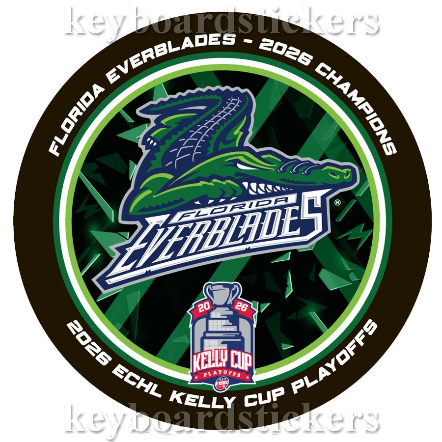 2026 ECHL Kelly Cup Champions Florida Everblades Souvenir Hockey Puck - NEW