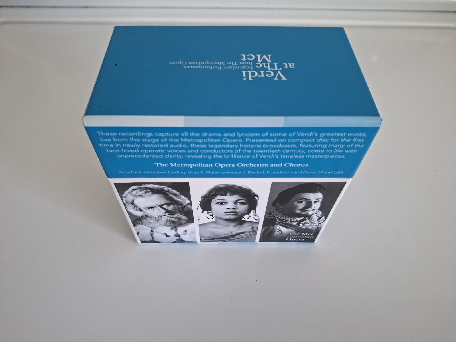 SONY   VERDI AT THE MET - METROPOLITAN OPERA CD BOX SET  VGC