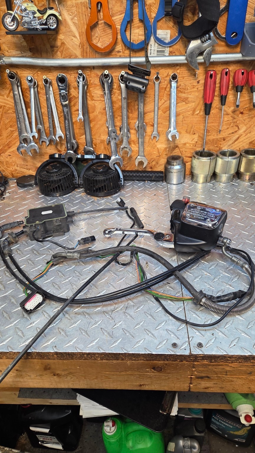 BMW R1200C R1200CL front brake master cylinder switch throttle cables cruise
