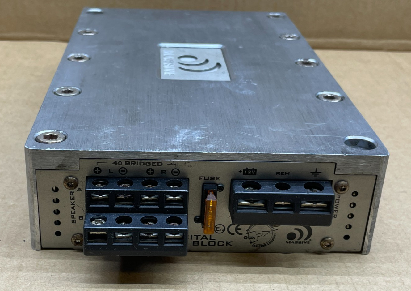 Massive Audio D800.4 Digital Block Series 4-Channel HiFi Car Amplifier AMP