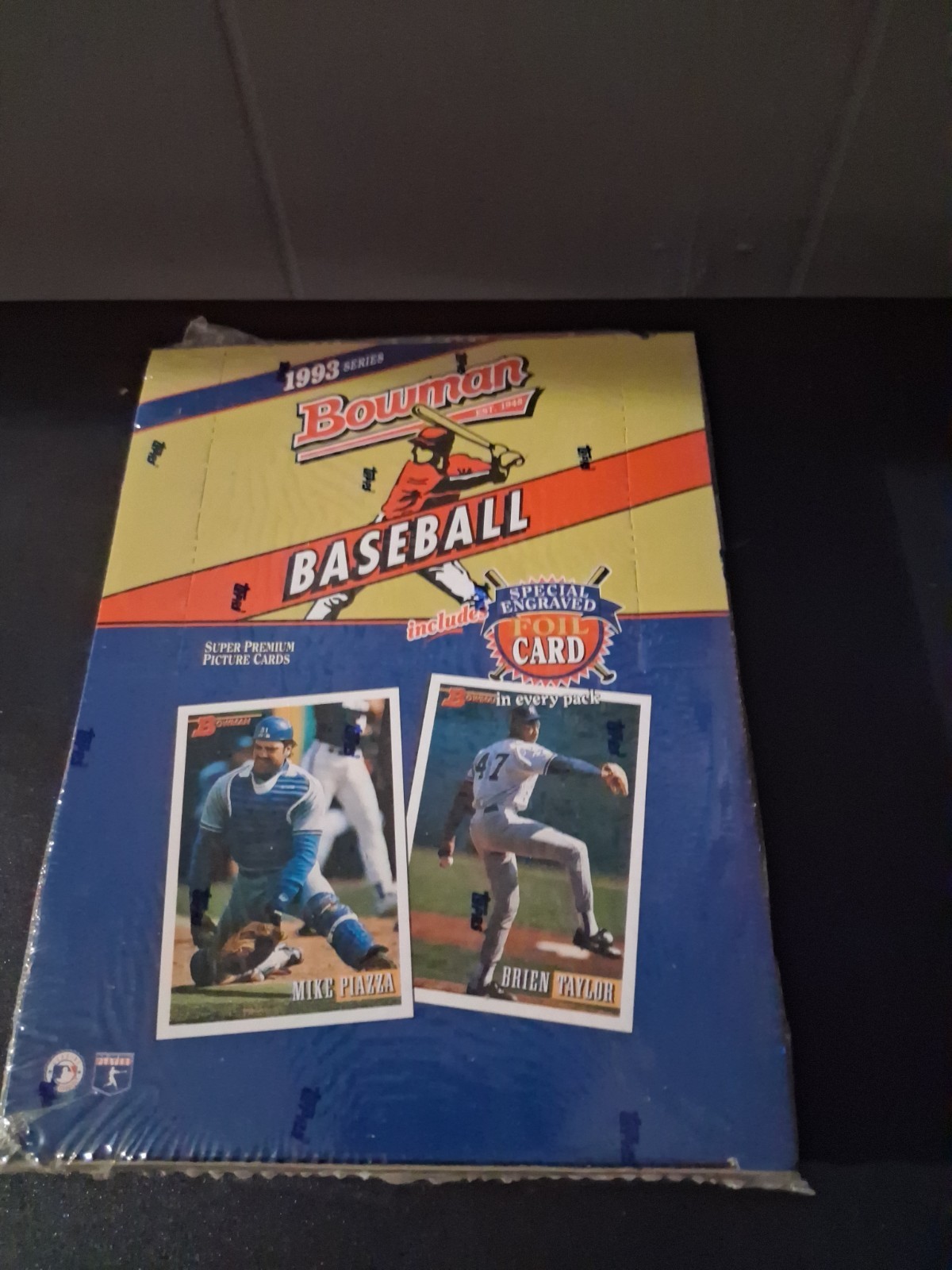 1993 Bowman Box Baseball 24 Packs Derek Jeter Factory Sealed