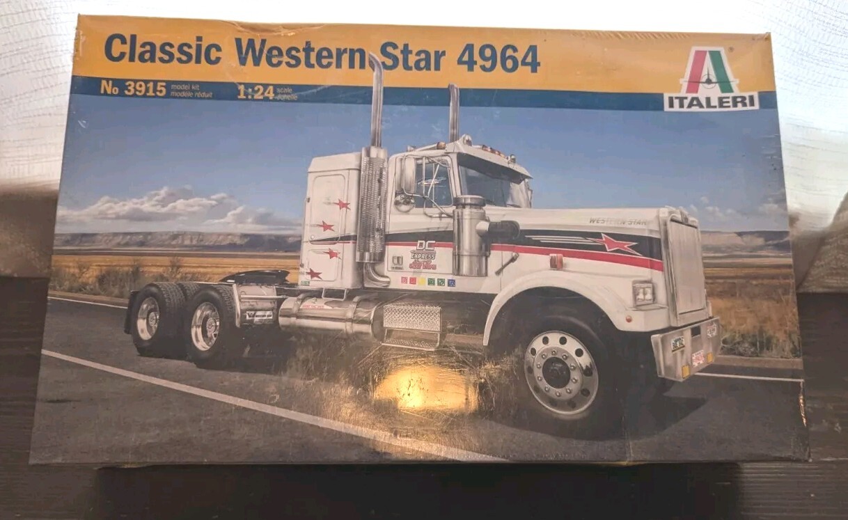 Italeri 1/24 Classic Western Star 4964 Plastic Model Kit 3915 Sealed - READ DESC