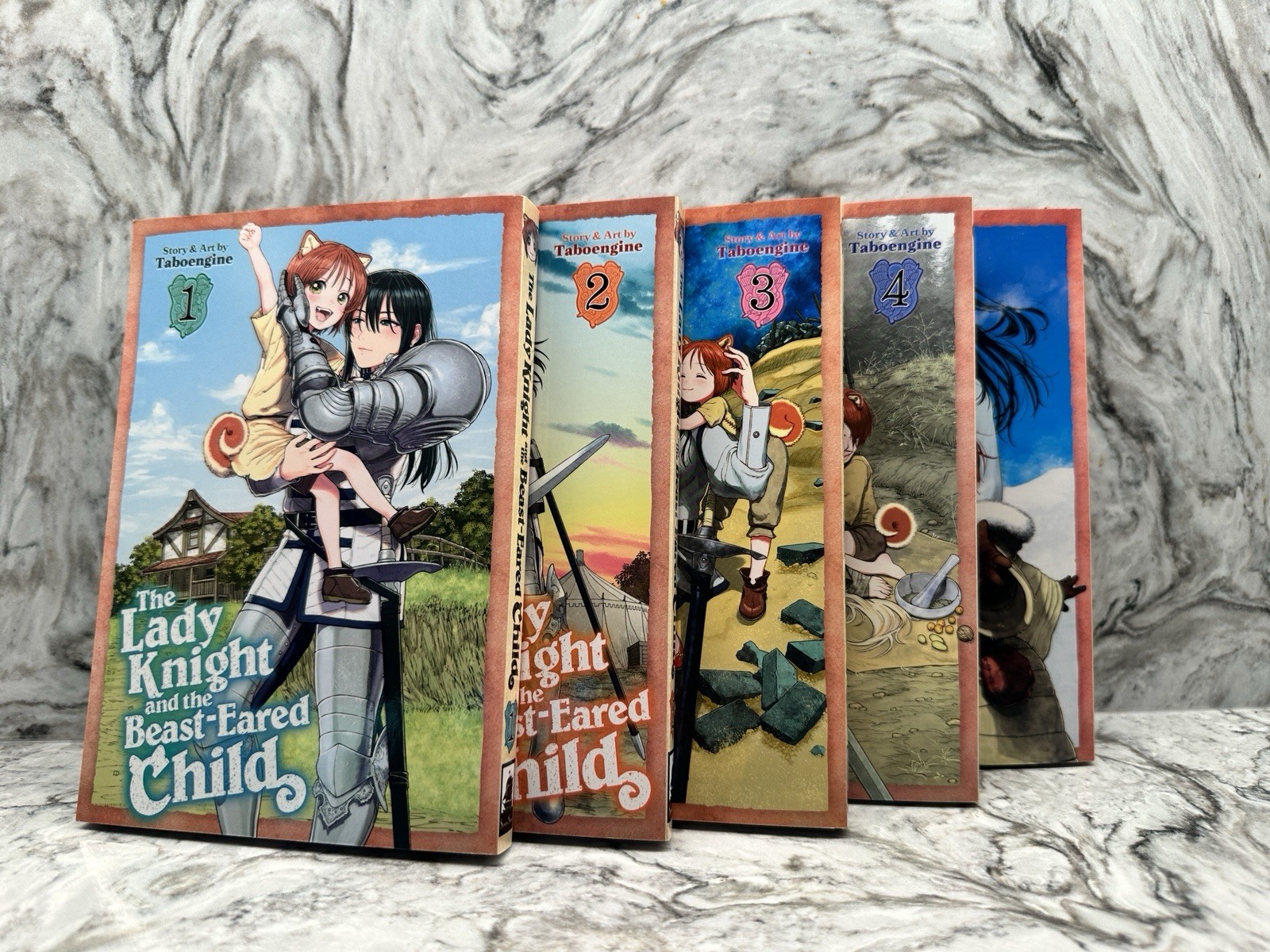 The Lady Knight and the Beast-Eared Child Manga Vol 1-5 English New