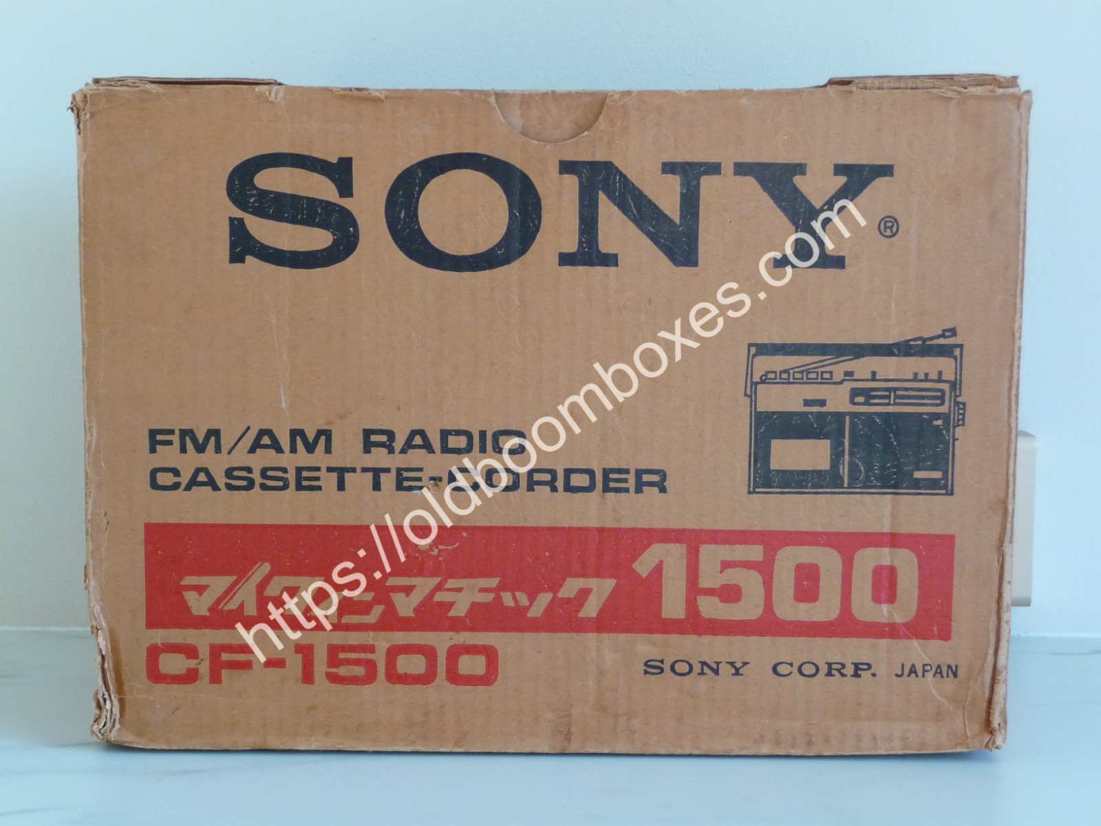 SONY CF-1500 FM/AM Radio Cassette Recorder