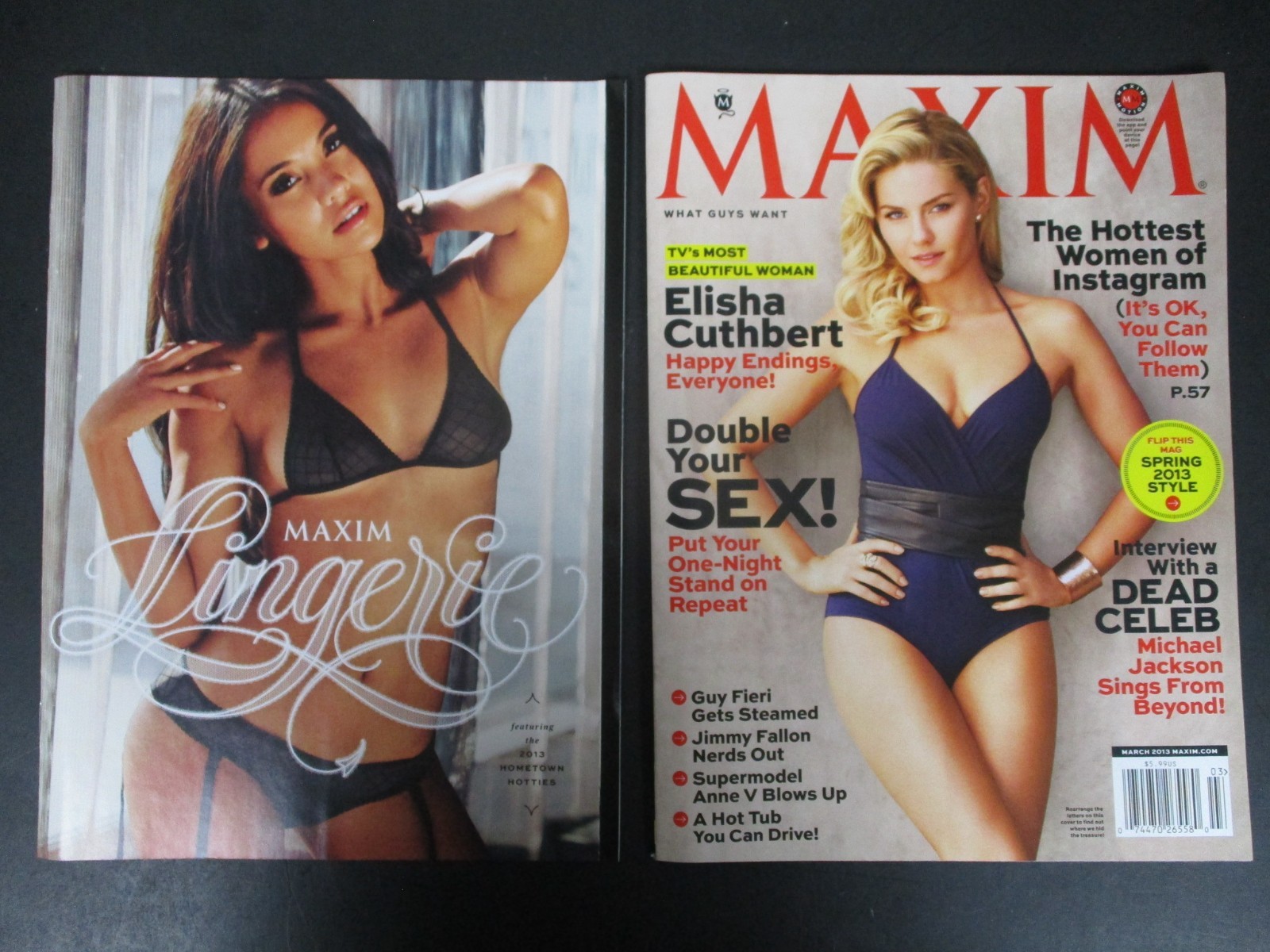 MAXIM Magazine - March 2013 with Elisha Cuthbert on the cover ~ NEW SEALED