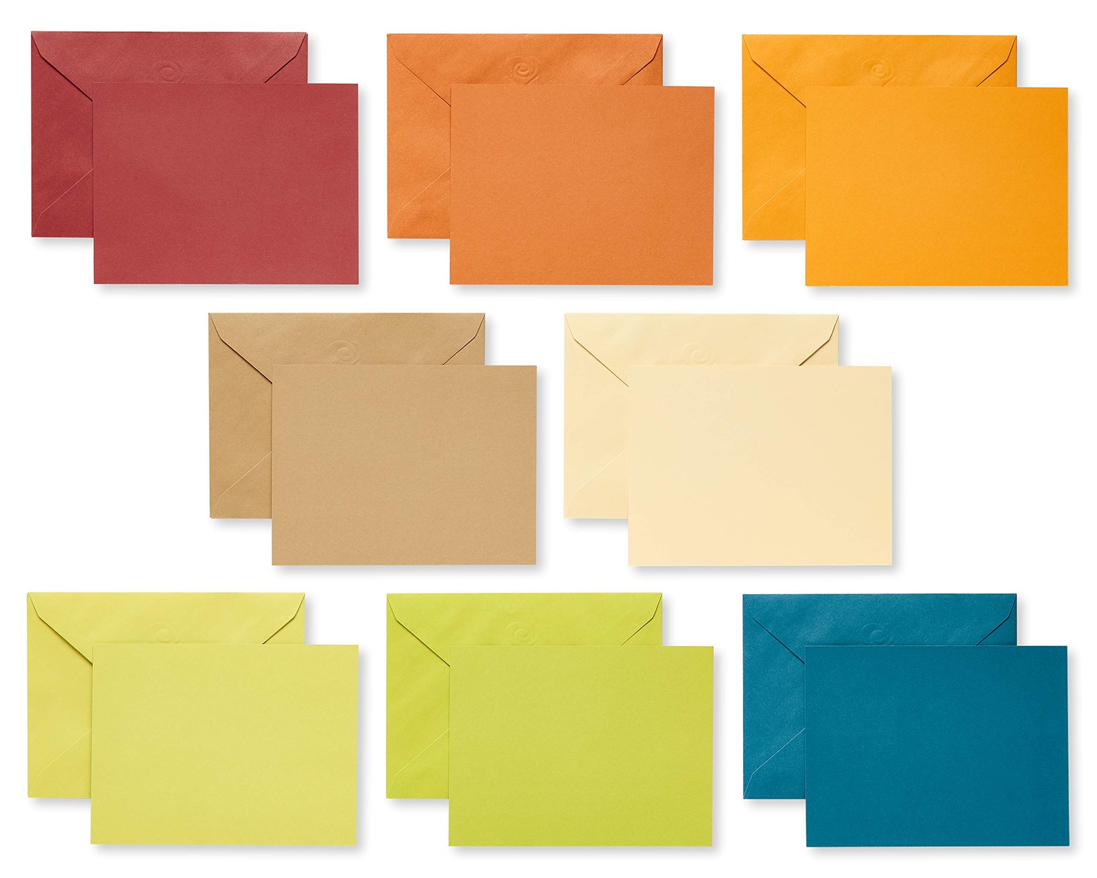 American Greetings 100-Count All-Occasion Blank Note Cards, Assorted Earthtone