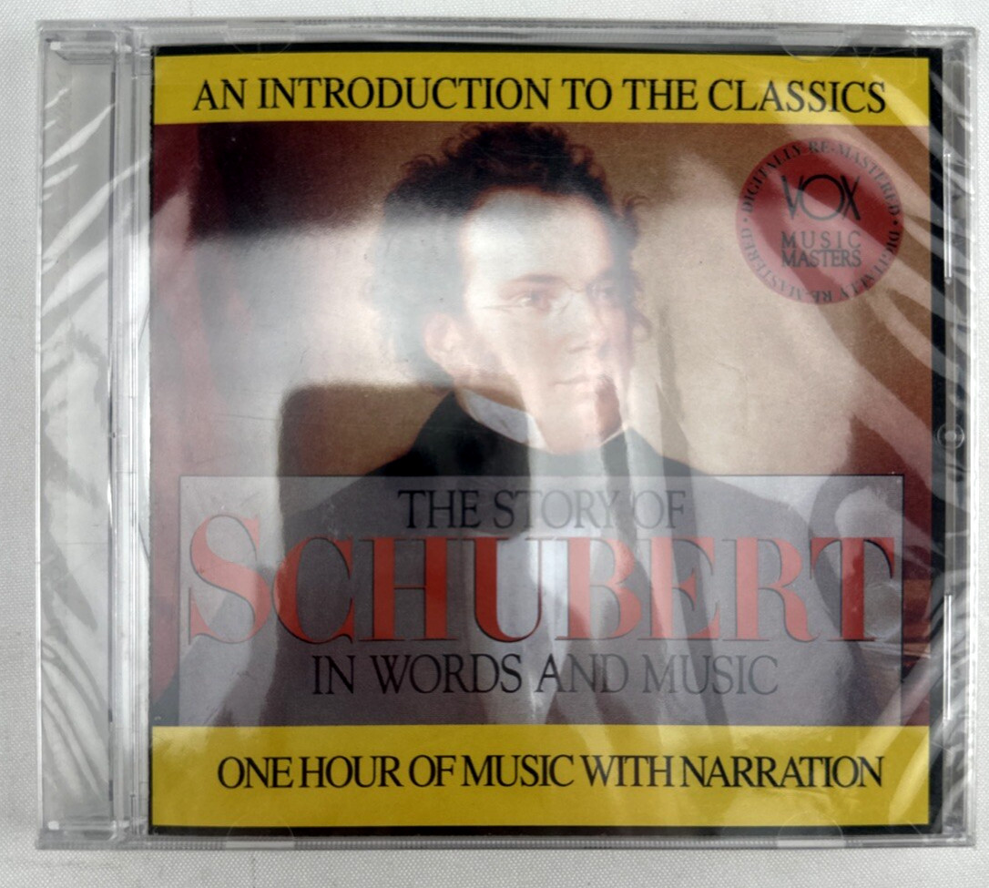Vox The Story of Schubert in Words and Music CD 1994 Sealed