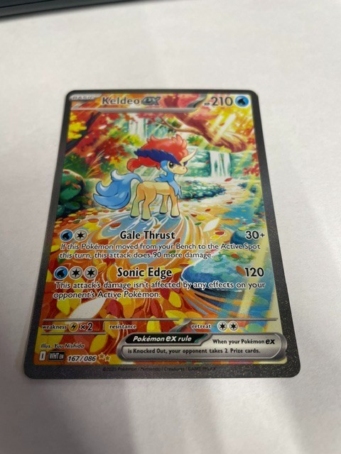 Keldeo ex 167/086 Sv: White Flare Holo