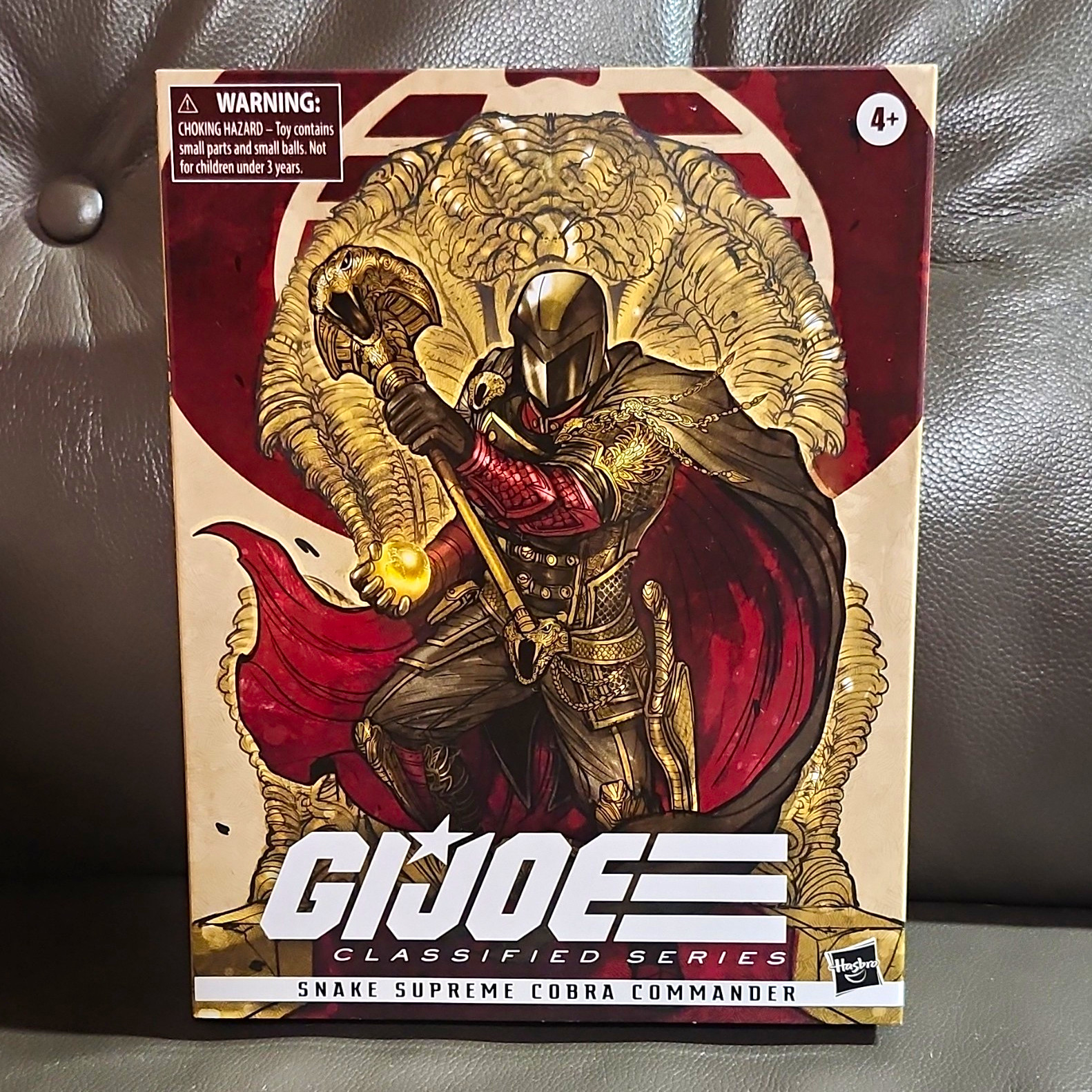 Hasbro G.I. Joe Classified Series Snake Supreme Cobra Commander Figure w/ Staff Hasbro G.I. Joe Classified Series Snake Supreme Cobra Commander Figure w/ Staff