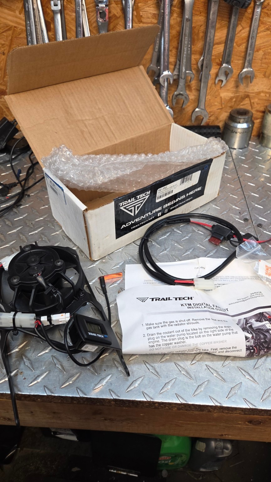 Trail Tech 732-FN1 Digital Radiator Fan Kit KTM 2008-2015 Open Box Trail Tech 732-FN1 Digital Radiator Fan Kit KTM 2008-2015 Open Box