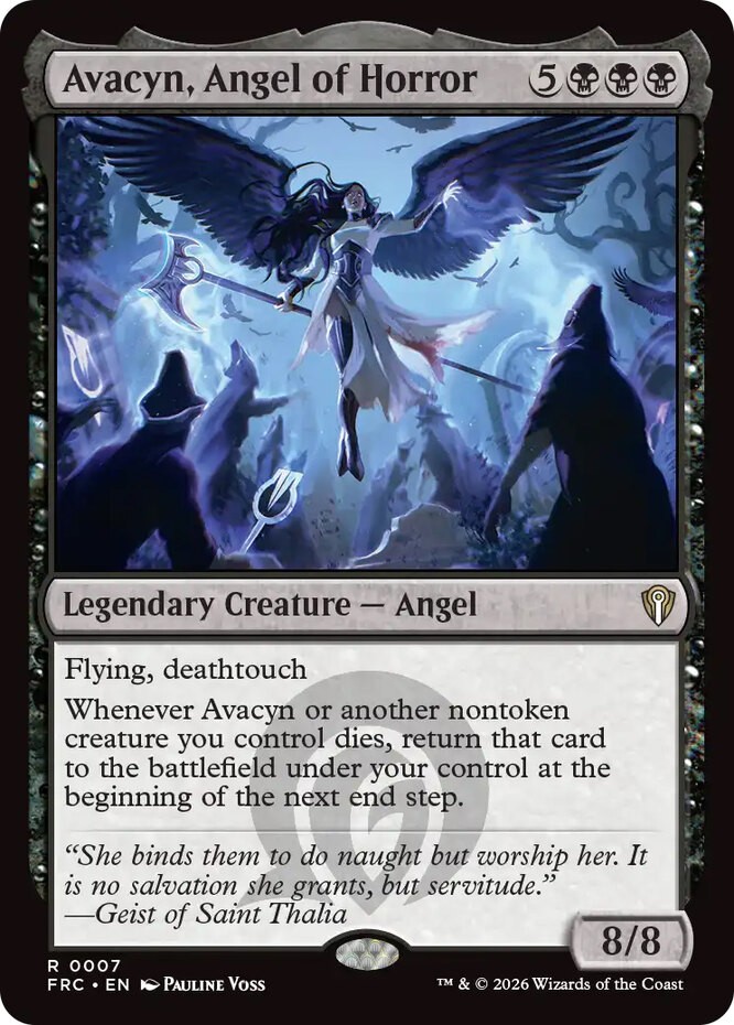 x1 Avacyn, Angel of Horror R MTG Commander: Reality Fracture M/NM, English x1 Avacyn, Angel of Horror R MTG Commander: Reality Fracture M/NM, English