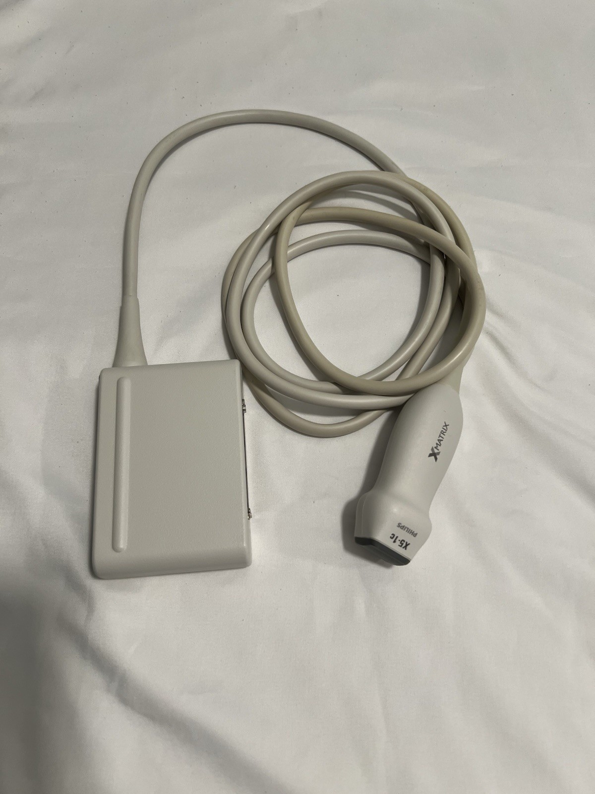 PHILIPS X5-1C TRANSDUCER PROBE REF 453562055183 TESTED FOR PARTS OR REPAIR