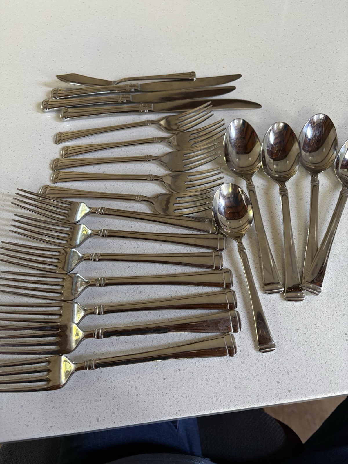 Mikasa Stainless 18/10 Flatware China Set (21) PCS “Harmony” #0179