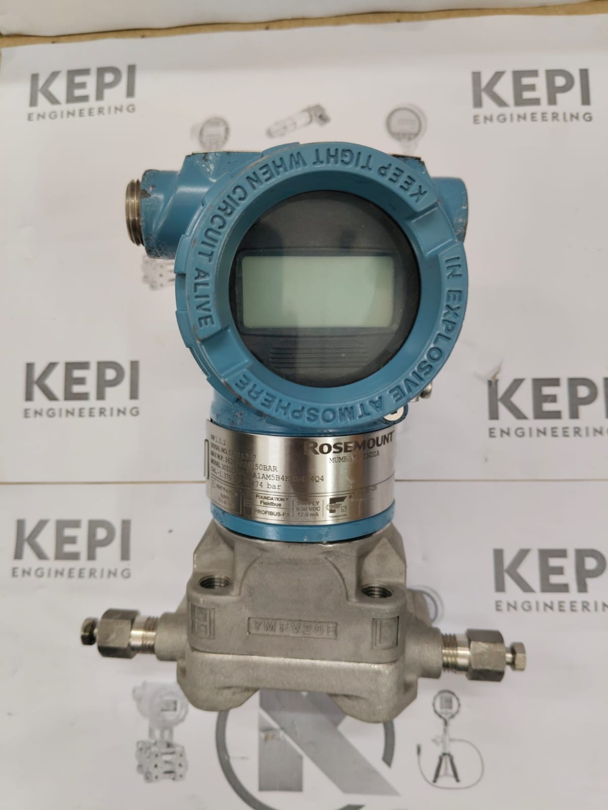 ROSEMOUNT 3051CD4A22A1AM5B4K8L4D4Q4 DIFFERENTIAL PRESSURE TRANSMITTER