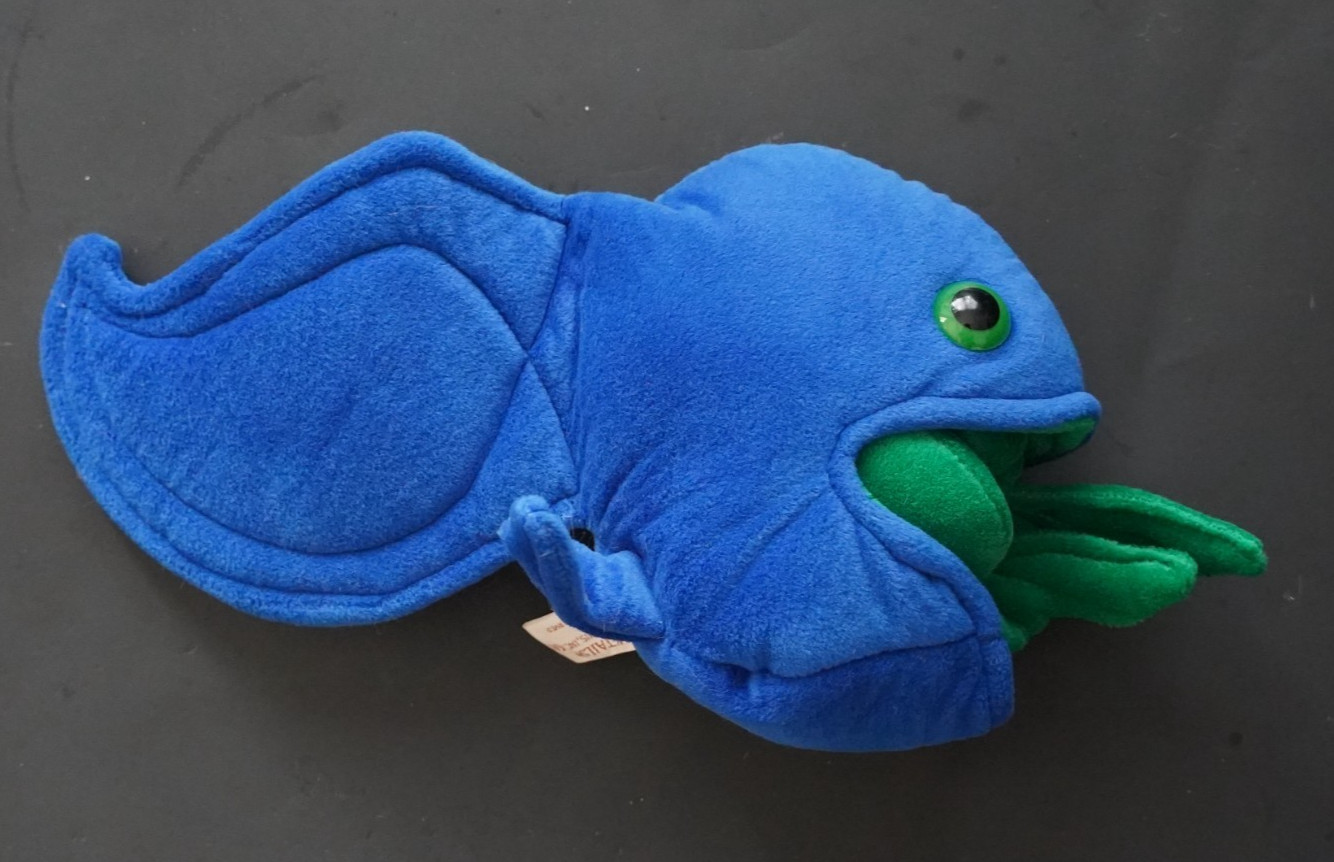 VTG FOLKTAILS FOLKMANIS REVERSIBLE FROG/TADPOLE PLUSH VTG FOLKTAILS FOLKMANIS REVERSIBLE FROG/TADPOLE PLUSH