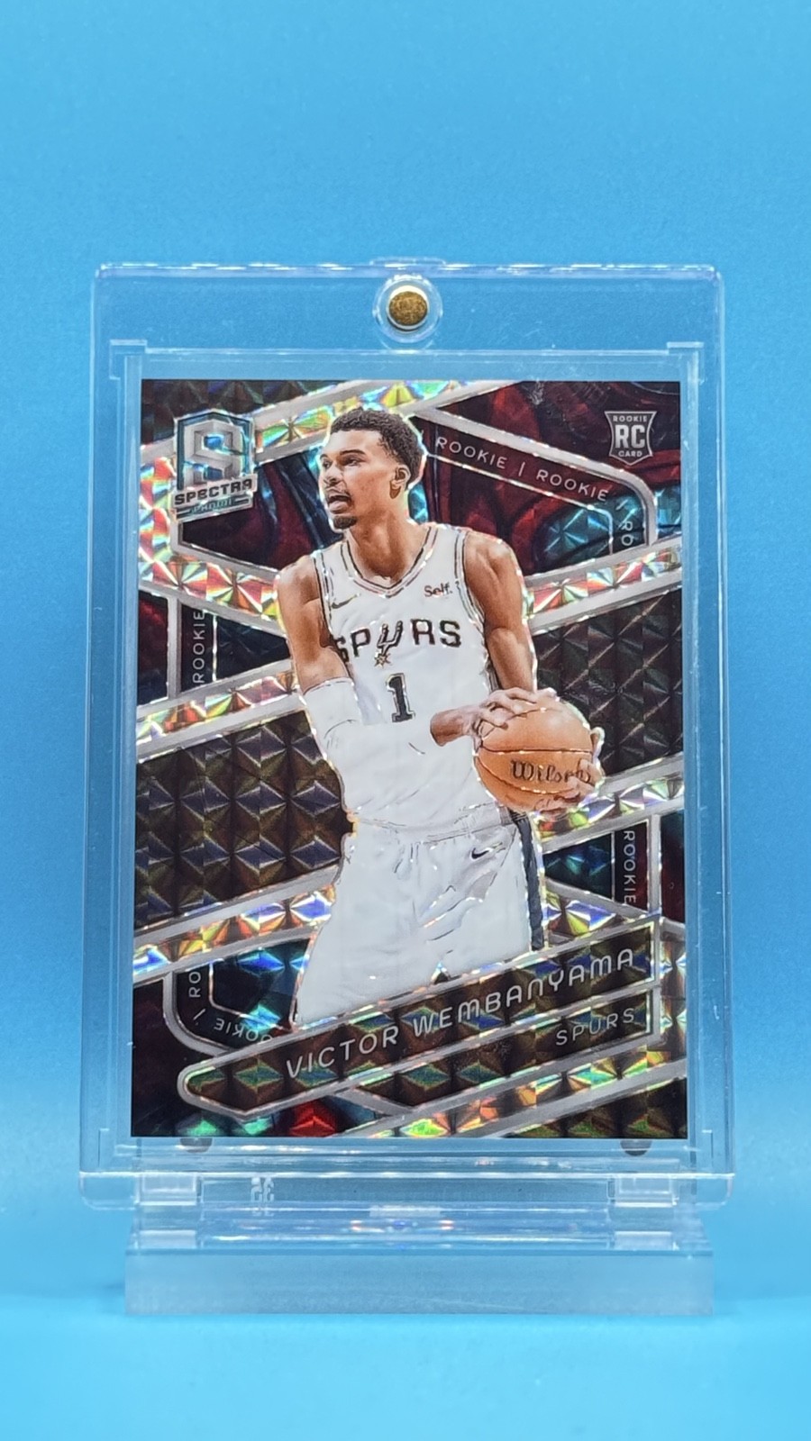 2023-24 Panini Spectra - Rookies Victor Wembanyama /99 Interstellar Prizm #137 2023-24 Panini Spectra - Rookies Victor Wembanyama /99 Interstellar Prizm #137