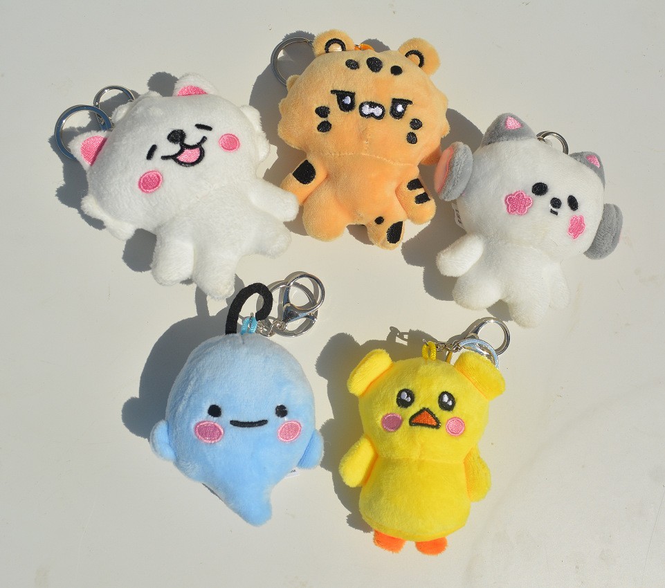 LE SSERAFIM X FIM\'S CLUB POP UP Doll Plush Keychain SAKKUKKU ZUHARONG Doll Toys