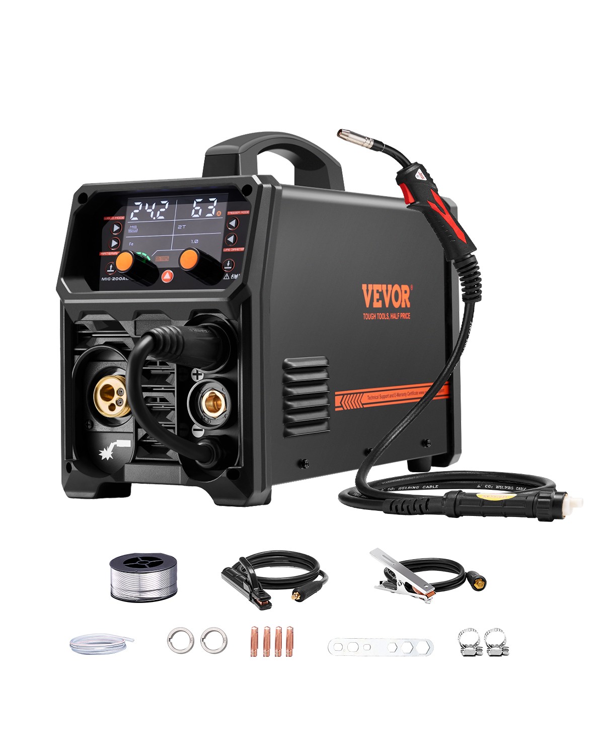 Pro MIG Welder 200A Pluse Mig Welding Machine 5-in-1 Welder Machine