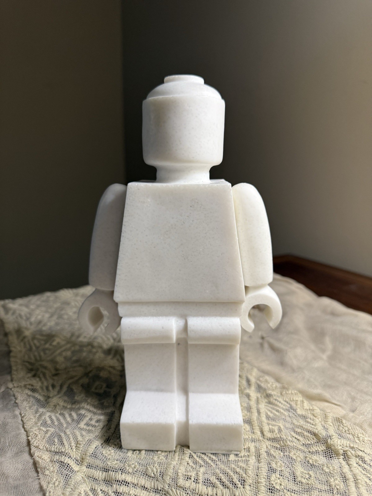 LEGO STATUE FAUX MARBLE Large Home DECOR LEGO STATUE FAUX MARBLE Large Home DECOR