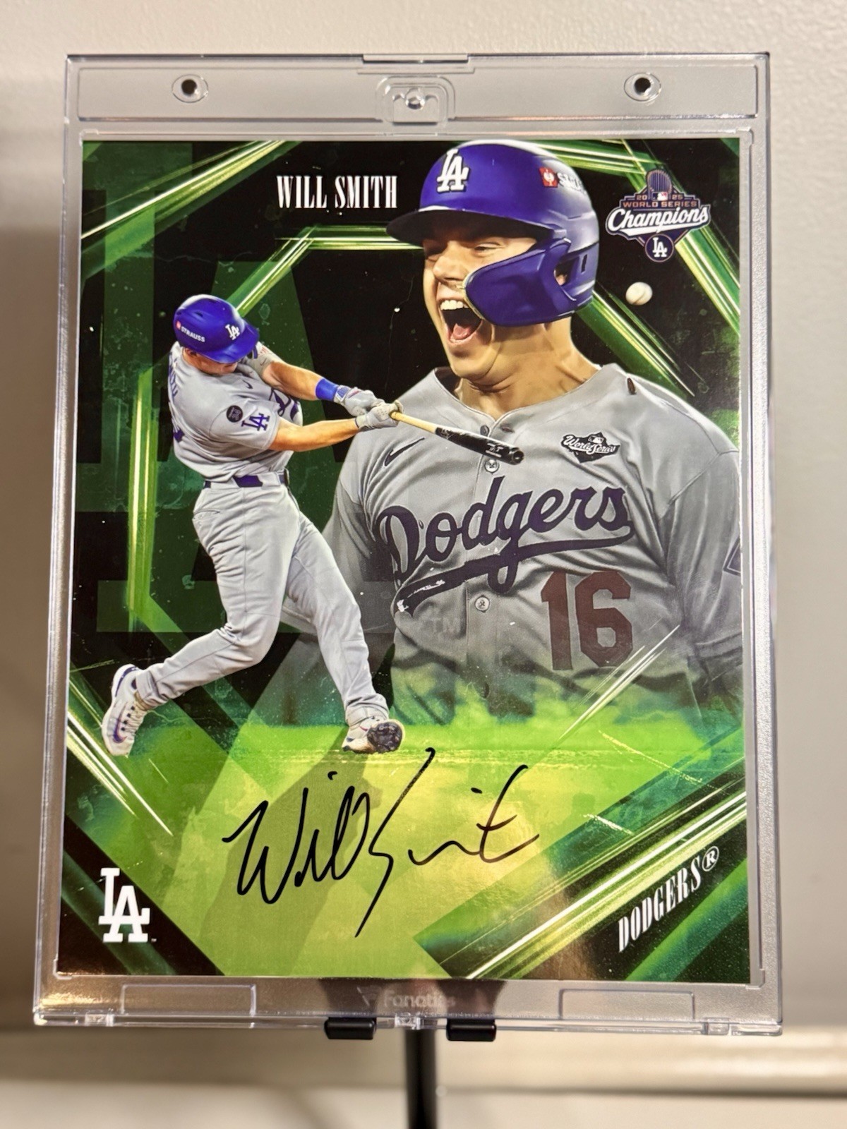 Will Smith 2026 Emanate Auto “World Series Champs”  Variation /99 