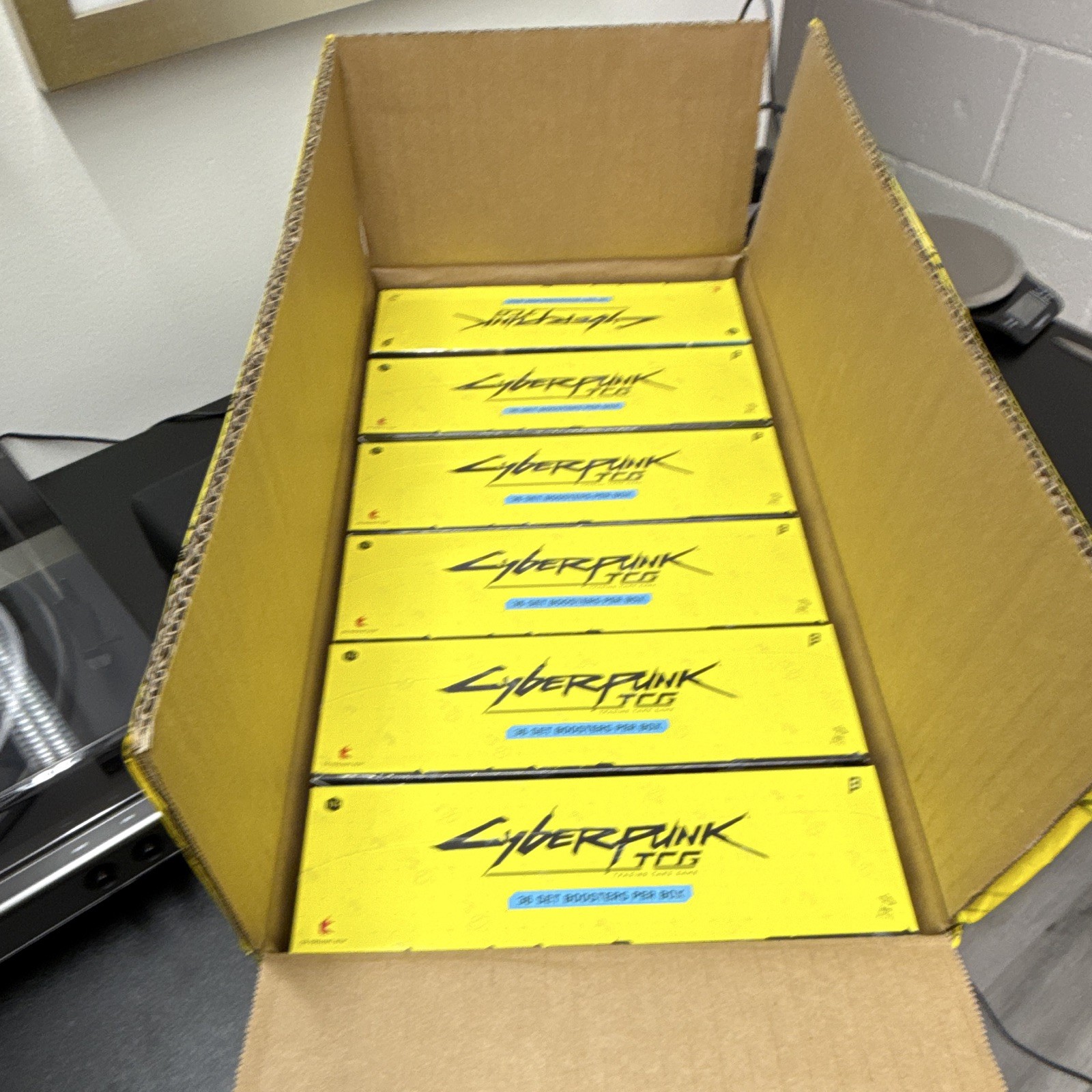 CD PROJEKT RED Cyberpunk 2077: The Card Game Booster Case 6 Boxes 2025