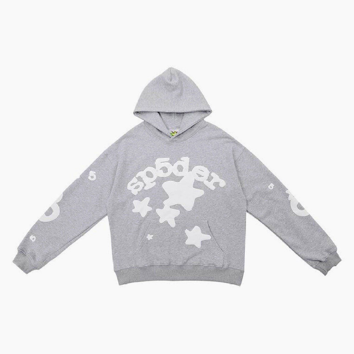 Sp5der Beluga Hoodie Heather Grey any size