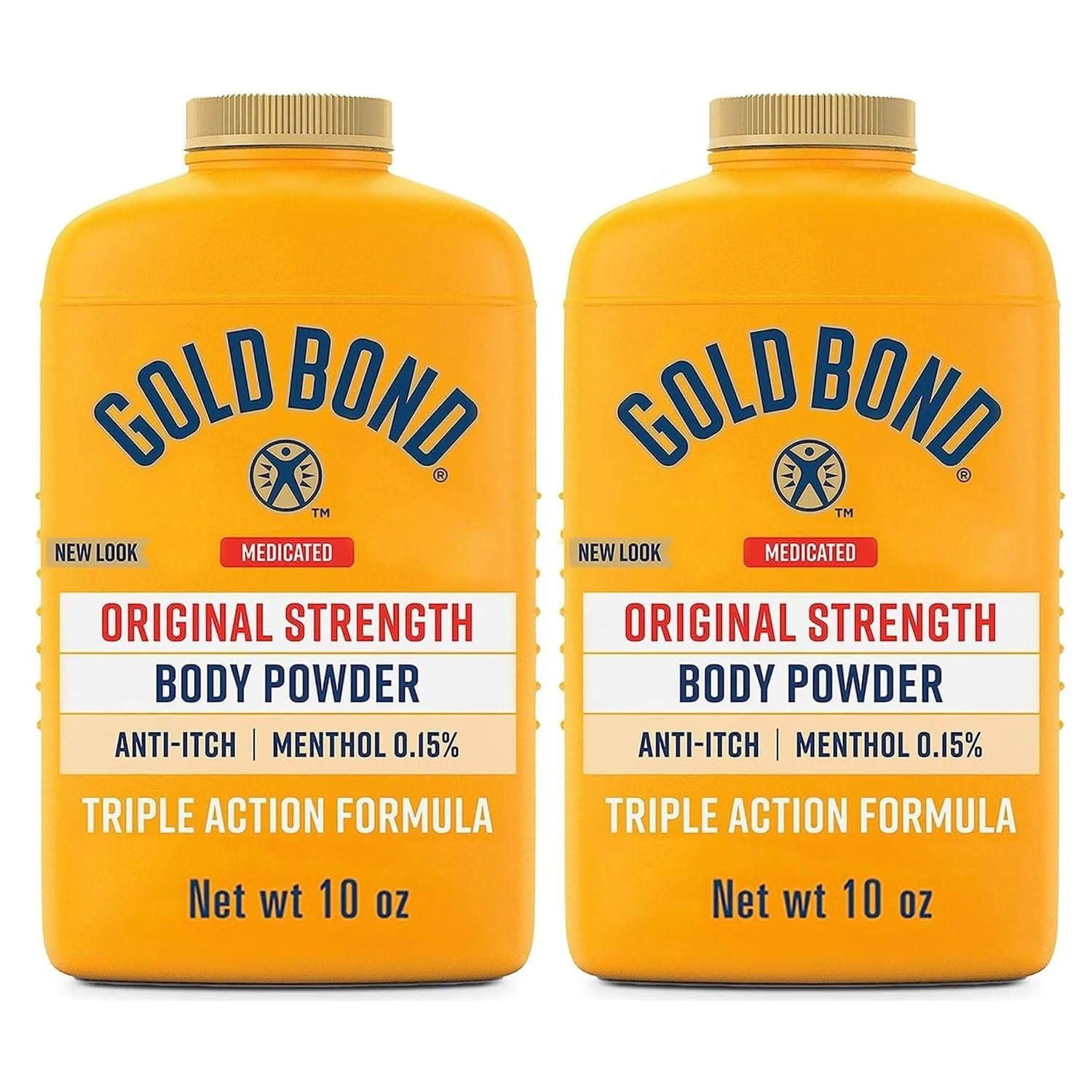Gold Bond (Talc-Free) Medicated Body Powder 10 oz (283 g) Pack of 2