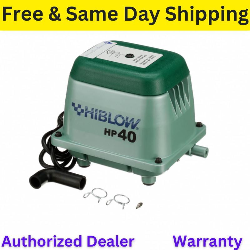 HIBLOW HP-40 HP40 NEW SEPTIC AIR PUMP POND AERATOR DIY 