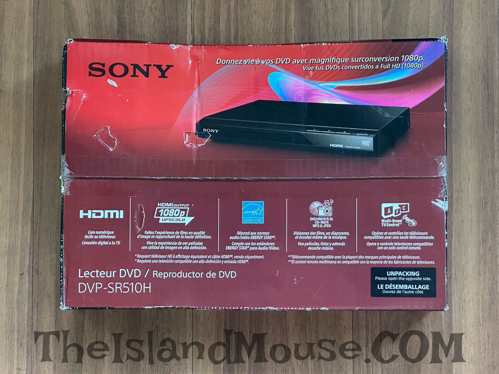 NOS Sony DVD Upscaling Player, DVP - SR510H, New In Unopened Box NOS Sony DVD Upscaling Player, DVP - SR510H, New In Unopened Box