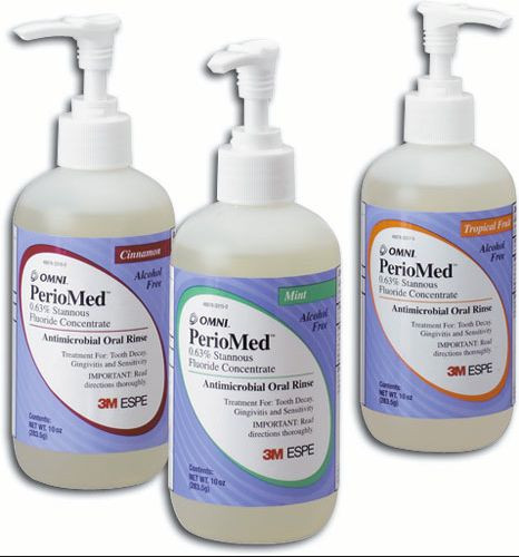 3M ESPE PerioMed 0.63% Fluoride Antimicrobial Oral Rinse Mouthwash - ALL FLAVORS