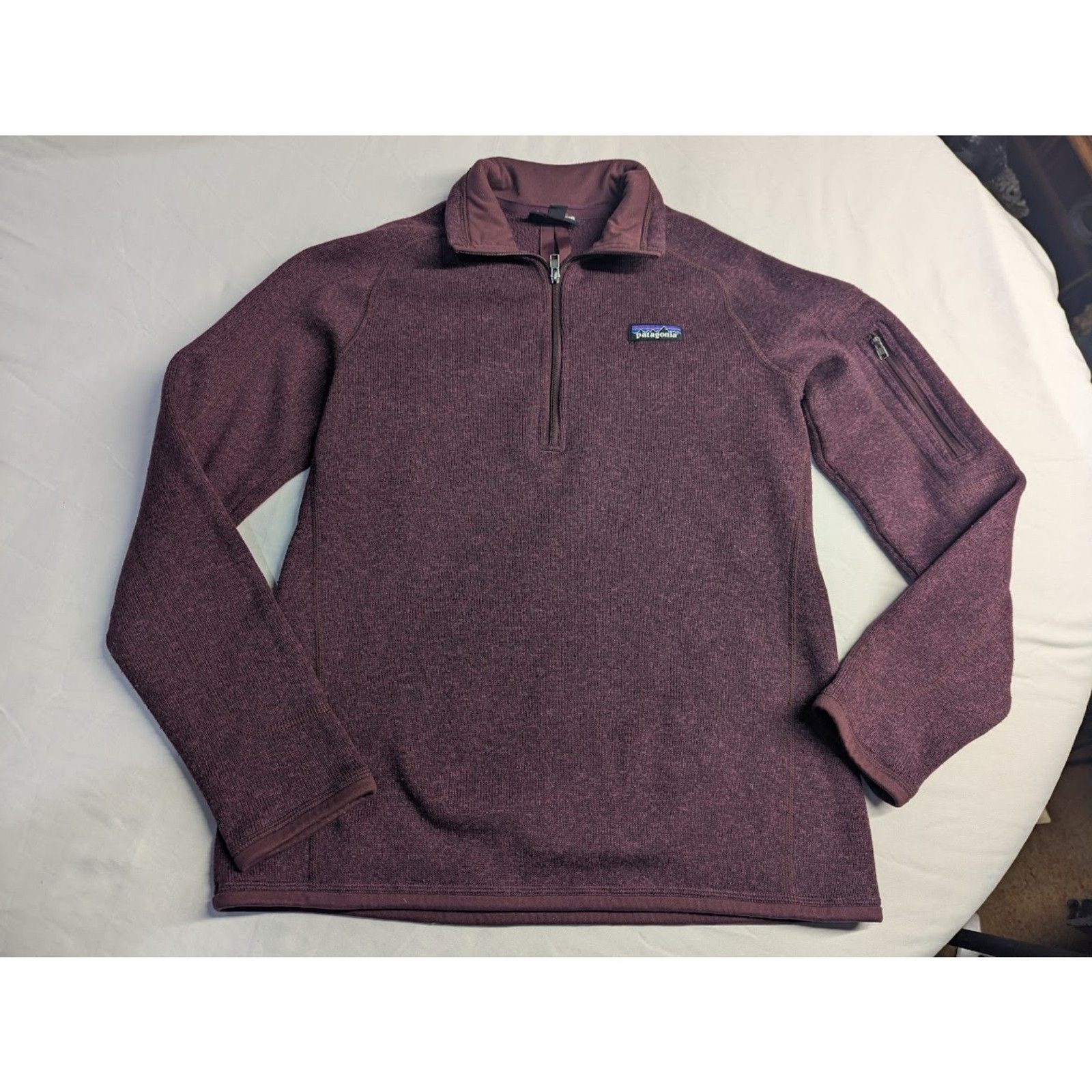 Patagonia 1/4 zip Burgandy Knit Better Sweater Patagonia 1/4 zip Burgandy Knit Better Sweater