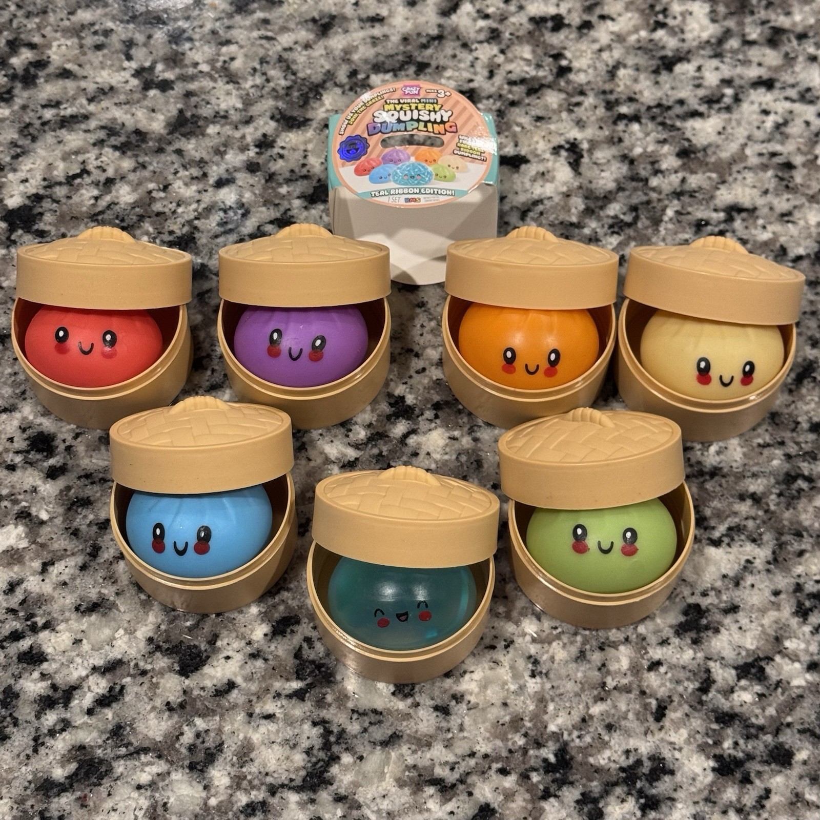 RMS Mini Dumpling Complete Teal Ribbon Edition Set Of 7 🩵🥟