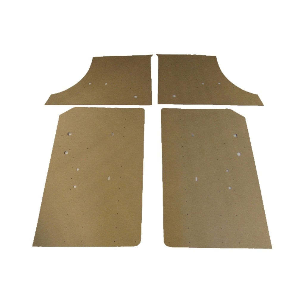 Interior Side Panel Backer Board 4pc for 1949-1952 Chevrolet Styleline Deluxe