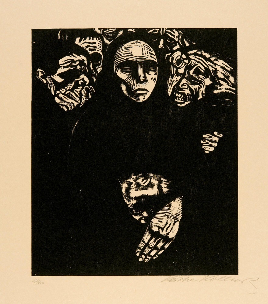 Käthe Kollwitz – The People – Expressionist Social Justice Art Print 1922