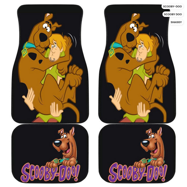 Scooby Doo Car Mats, Cartoon Theme Print Car Floor Mat
