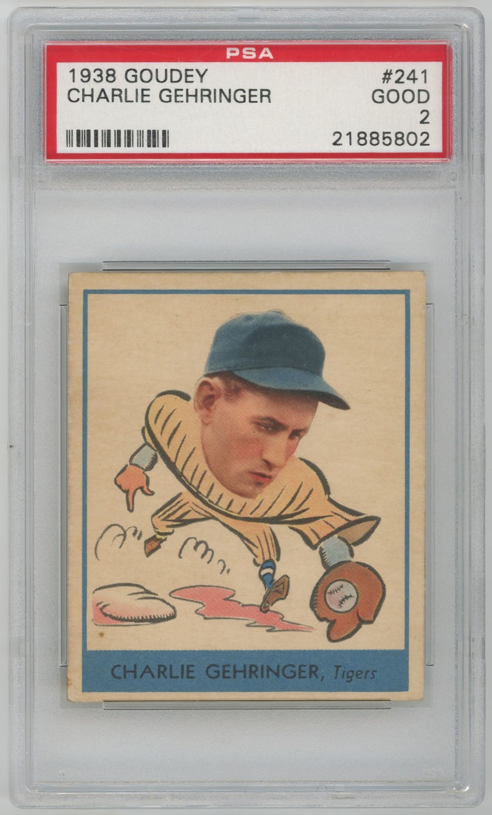 1938 Goudey 241 Gehringer PSA 2 731993