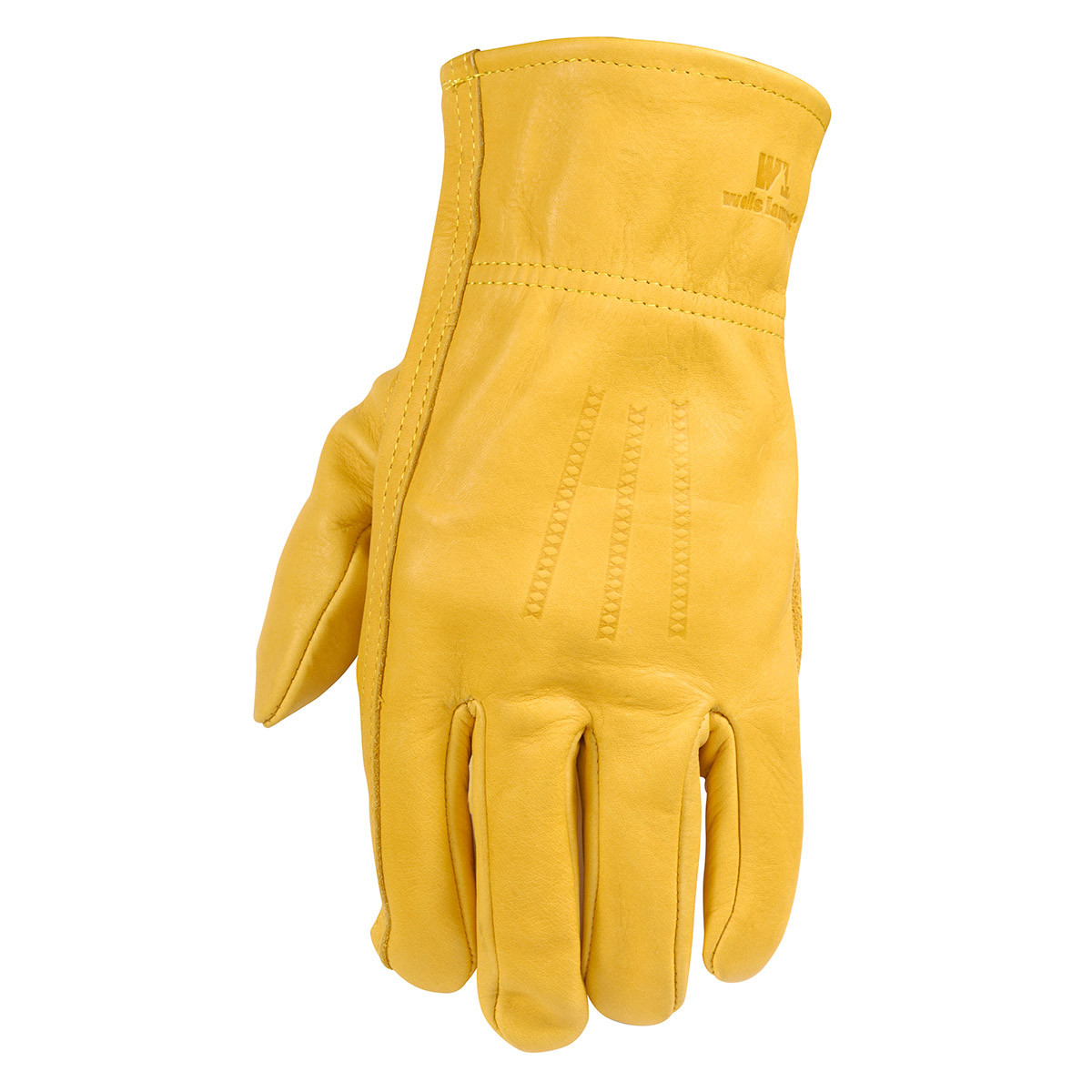 6 Pairs Wells Lamont Men's Leather Work Gloves 100% Cowhide Leather, NEW