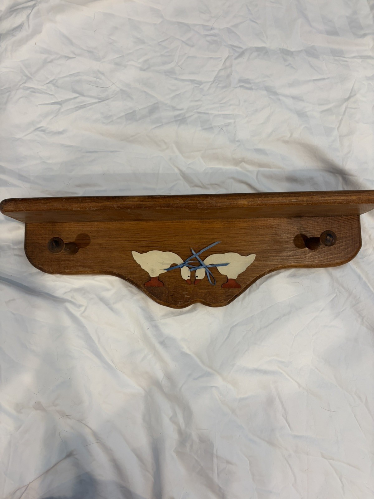 Vtg Wood Duck Wall Shelf 20.5\ Vtg Wood Duck Wall Shelf 20.5\