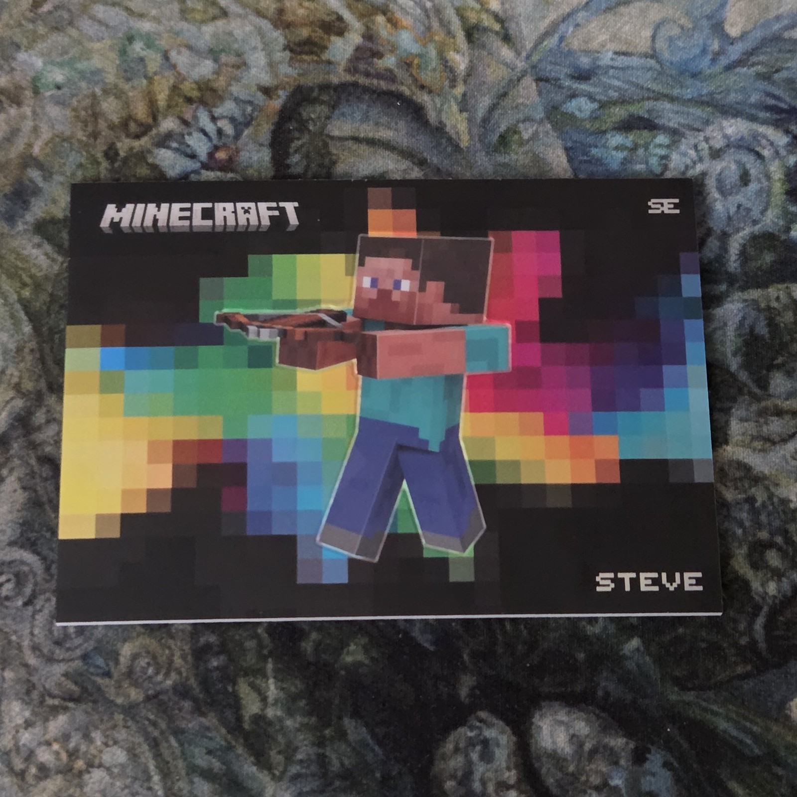 2025 Panini Minecraft Special Edition Steve Color Blast SSP Case Hit Jack Black 