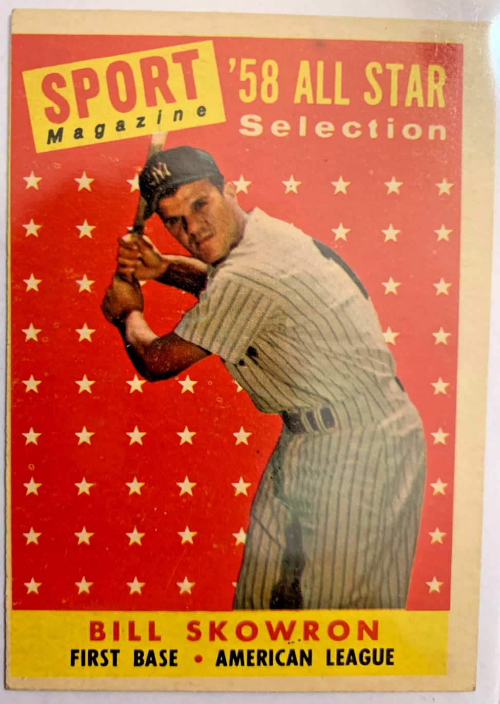 Bill Skowron 1958 Topps #477 New York Yankees First Base World Series Champ Bill Skowron 1958 Topps #477 New York Yankees First Base World Series Champ