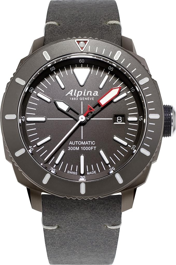Alpina Men\'s Seastrong Diver 300 GMT Automatic Luminous Markers AL-525LGGW4TV6 Alpina Men\'s Seastrong Diver 300 GMT Automatic Luminous Markers AL-525LGGW4TV6