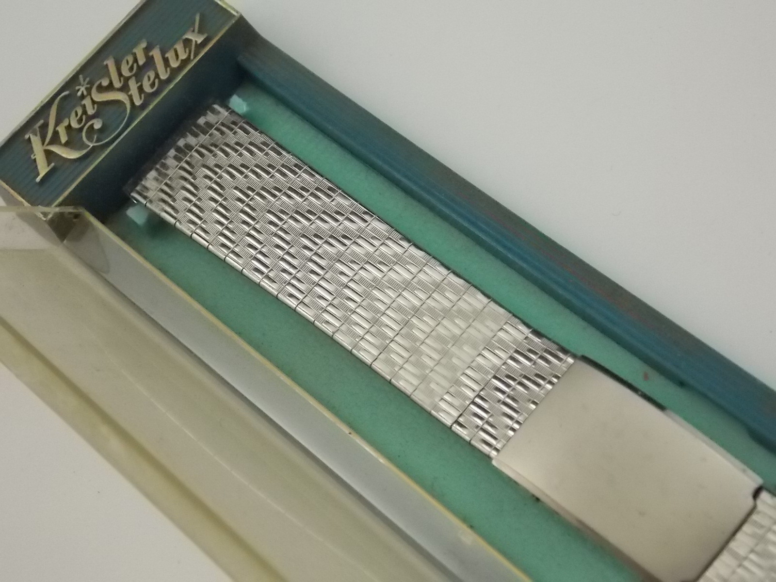 New Old Stock Stainless Steel Kreisler Stelux Deployment watch band 17.5mm 11/16