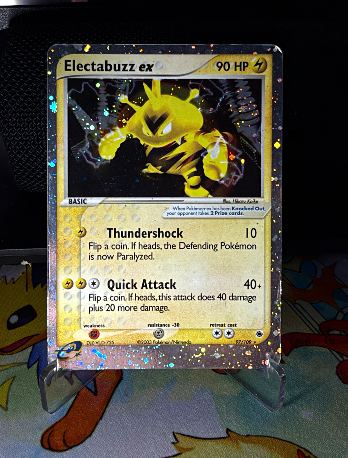 Electabuzz ex 97/109 EX Ruby & Sapphire Holo 2003 Ultra Rare English