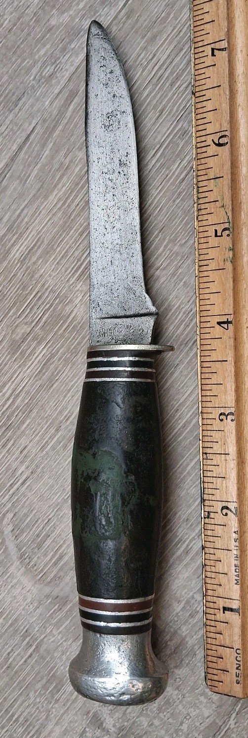 Vintage 1930s REMINGTON / DUPONT USA RH72 Fixed Blade Knife 7.5