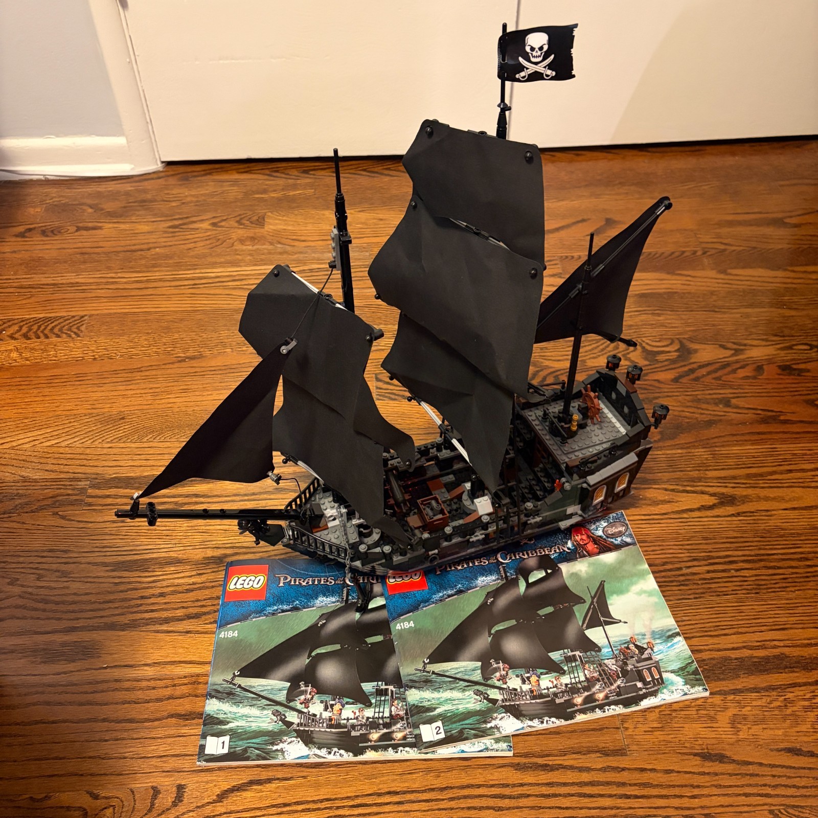 LEGO Set 4184 The Black Pearl Pirates of the Caribbean 100% Complete Build Ship