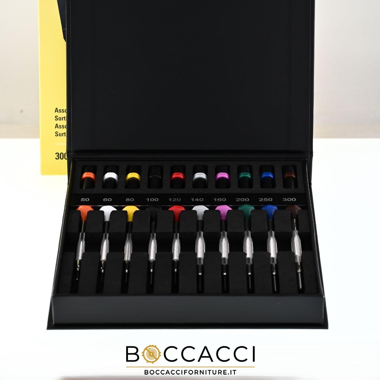 BERGEON Ref. 30081-Ac10 10 Screwdrivers Set for Watchmakers With Replacement ...