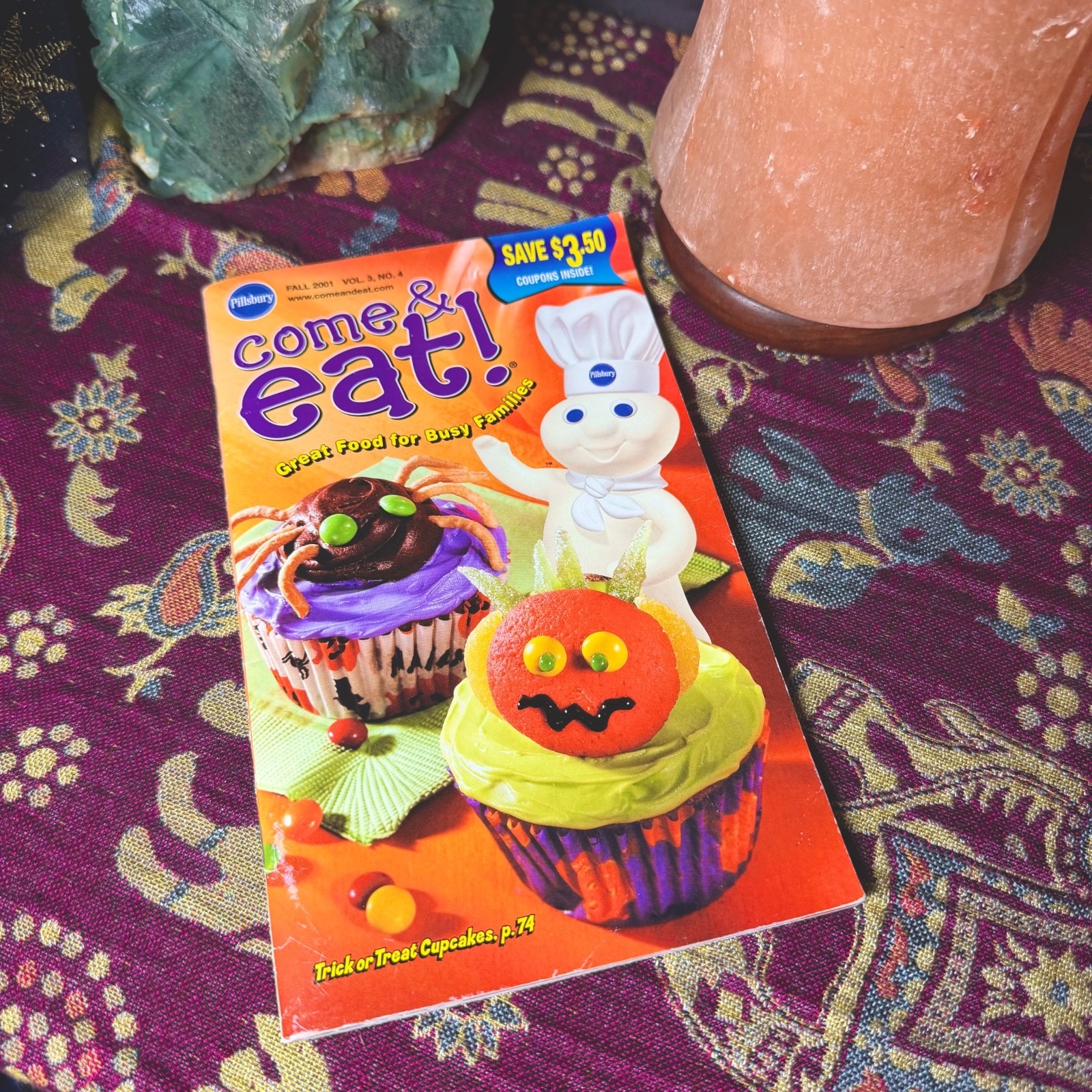 Vintage 2001 Pillsbury Come & Eat Fall Halloween Recipe Cooking Magazine